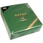 Servietten 40 cm x 40 cm dunkelgrün „ROYAL Collection“ 1/4-Falz, 50 Stück Verkaufsartikel